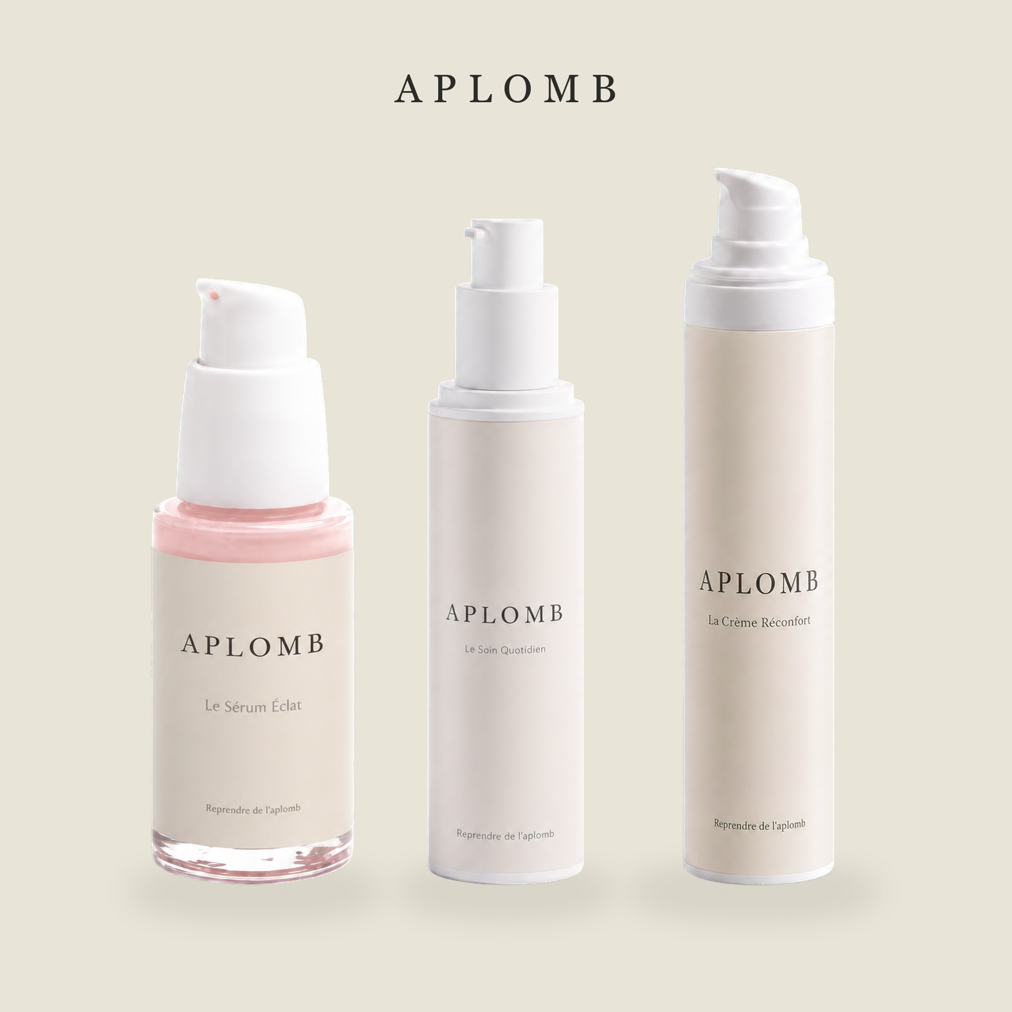 La Routine Aplomb, trio complet